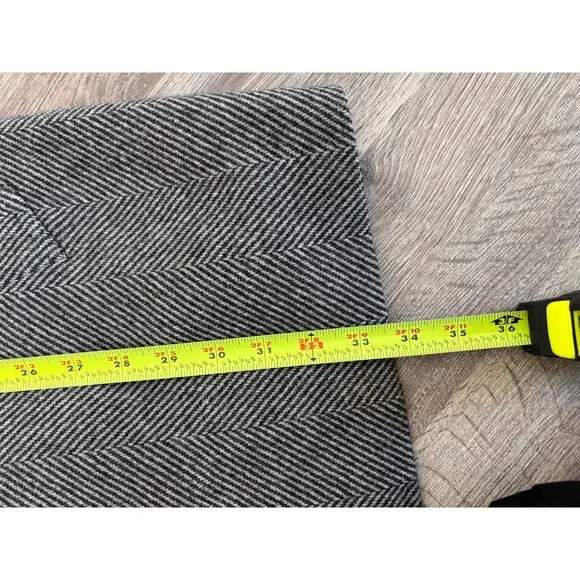 Canali Italian Herringbone Wool Coat Mens Size 36 52 - Picture 10 of 11